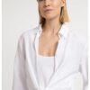 YAYA - Blúzka s viazaním v páse a topom na ramienka - pure white