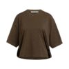 YAYA - Oversize top z jemného úpletu s balónovým zadným dielom - slate black brown melange